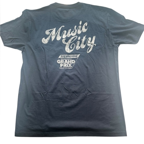 Indycar Women’s Navy Blue Nashville Cowboy Pocket Tee Size L NWT - Picture 2 of 8